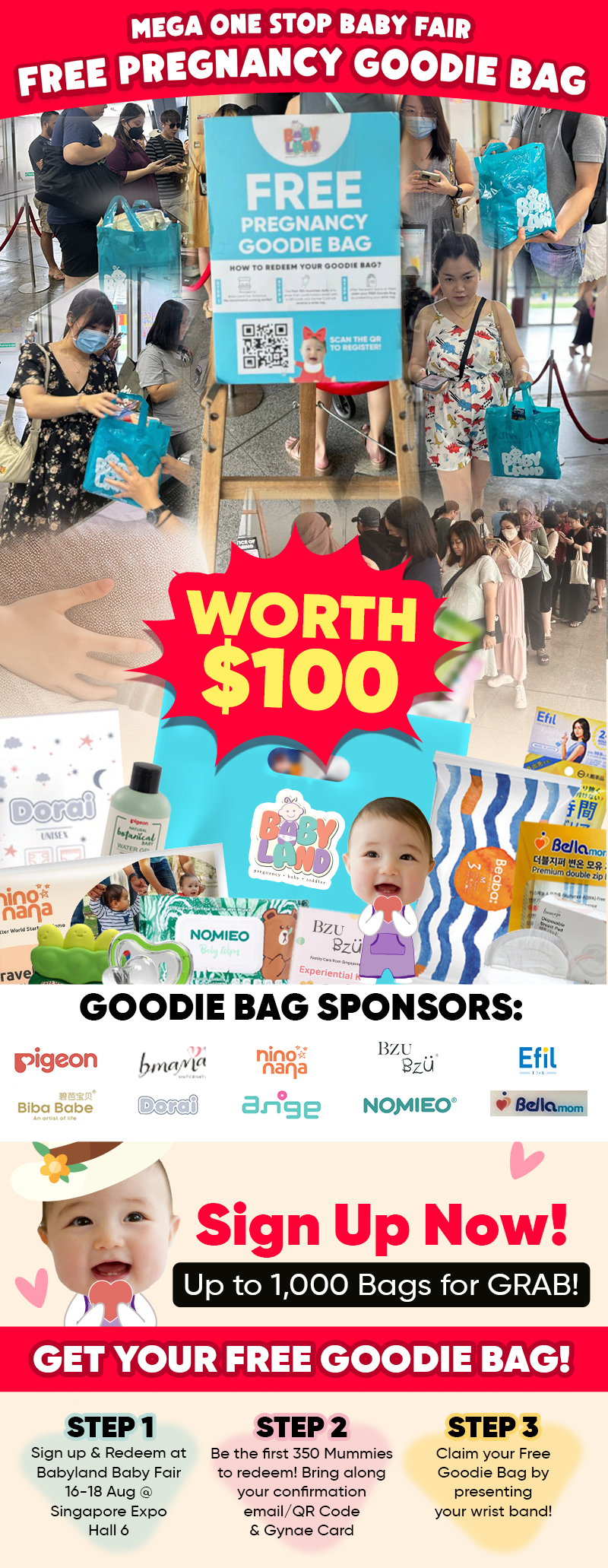 Baby Land Baby Fair 2024 One Stop Shopping for Mother & Baby Essentials Free Goodie Bag