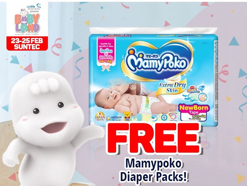 Free Mamypoko Diaper Packs!