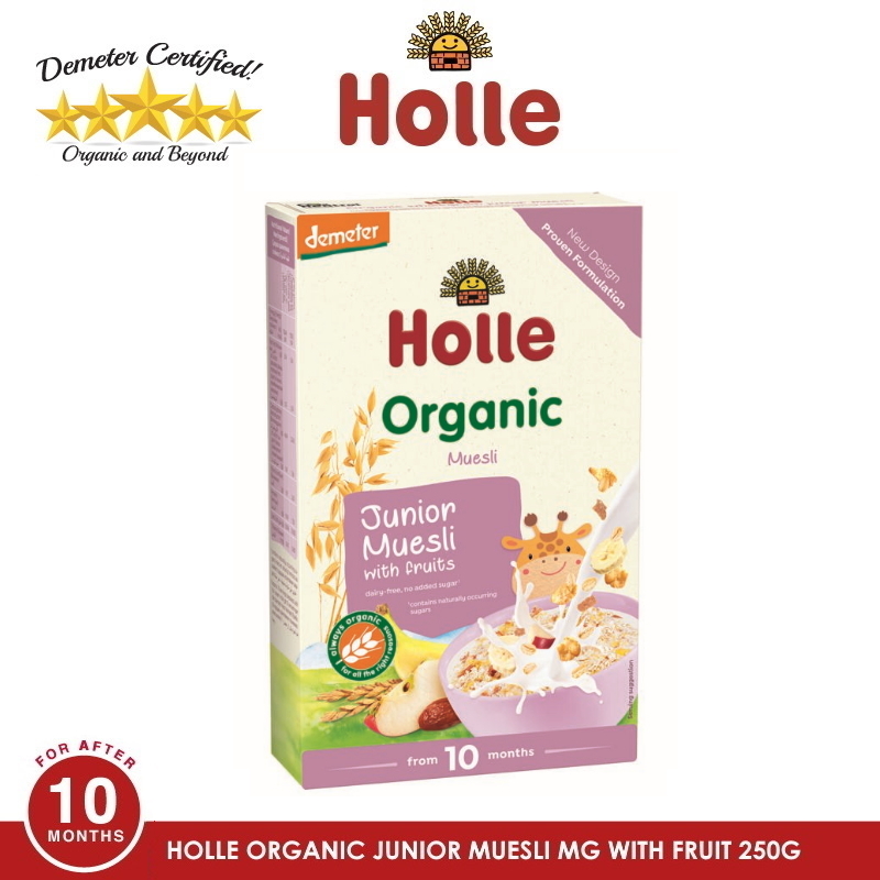 HOLLE Organic Junior Muesli Multigrain with Fruit 250G