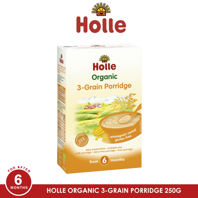 HOLLE3-Grain Porridge3 x 250g 