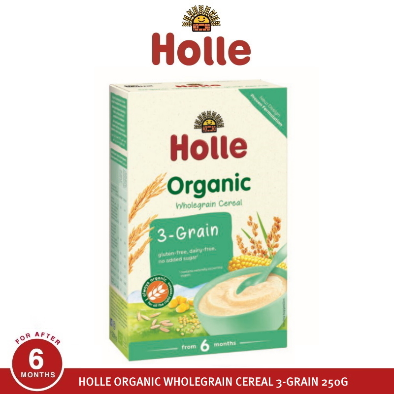 baby-fair HOLLE Organic Wholegrain Cereal 3 Grain 250G