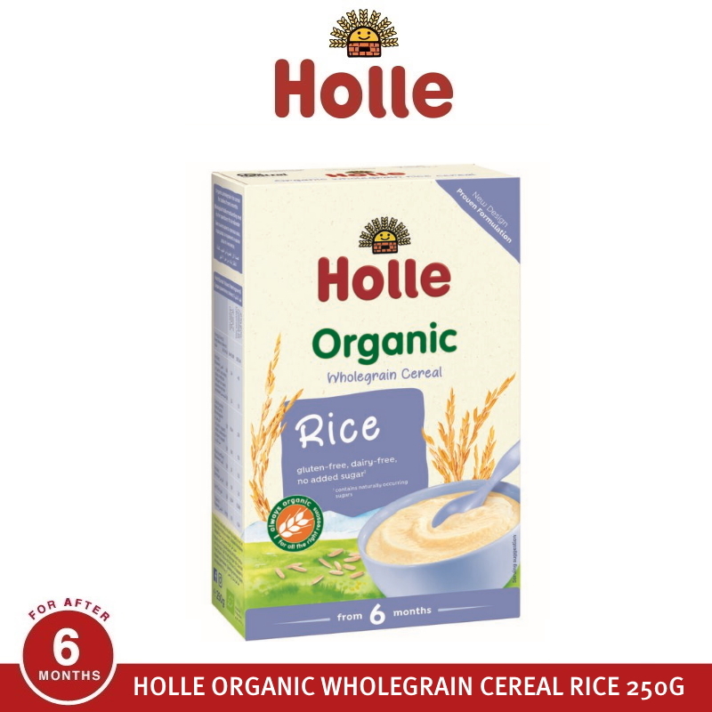 HOLLE Organic Wholegrain Cereal Rice 250G