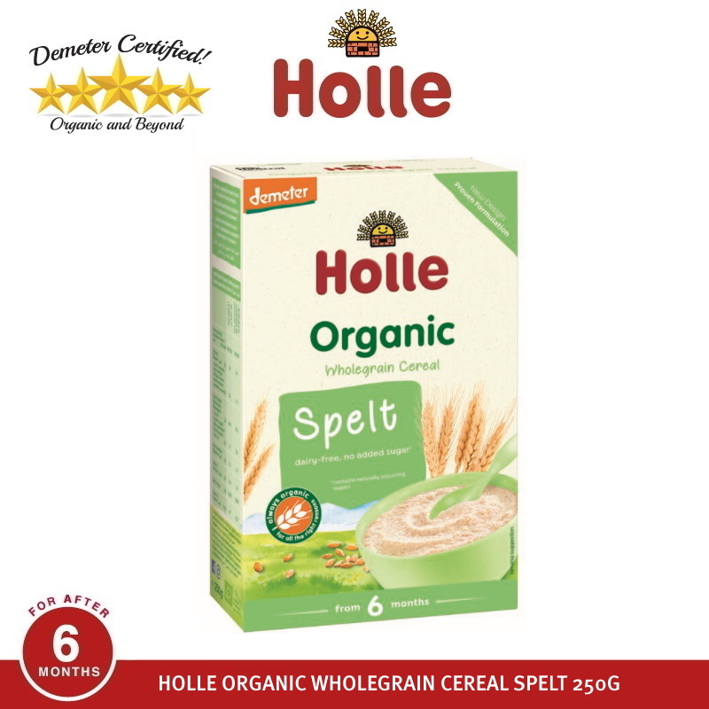 HOLLE Organic Wholegrain Cereal Spelt 250G