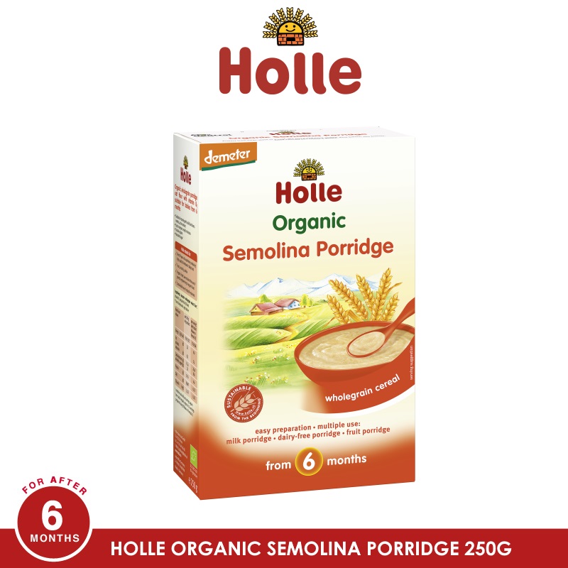 HOLLE Organic Semolina Porridge 250G