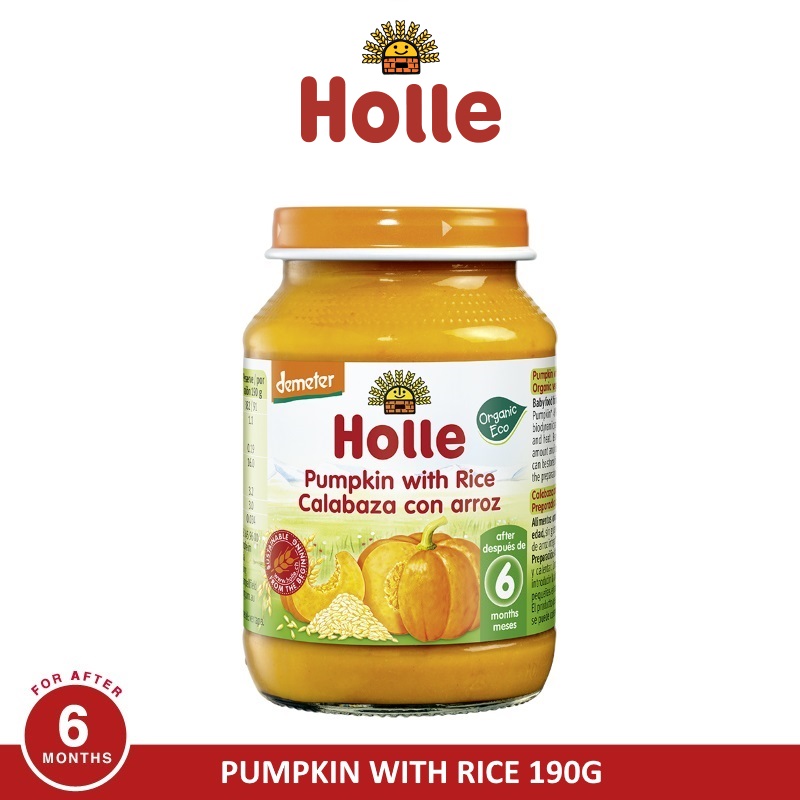 HOLLE Pumpkin with Rice 190G