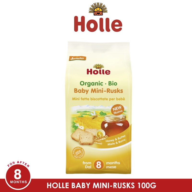 HOLLE Organic Baby Mini Rusk 100G