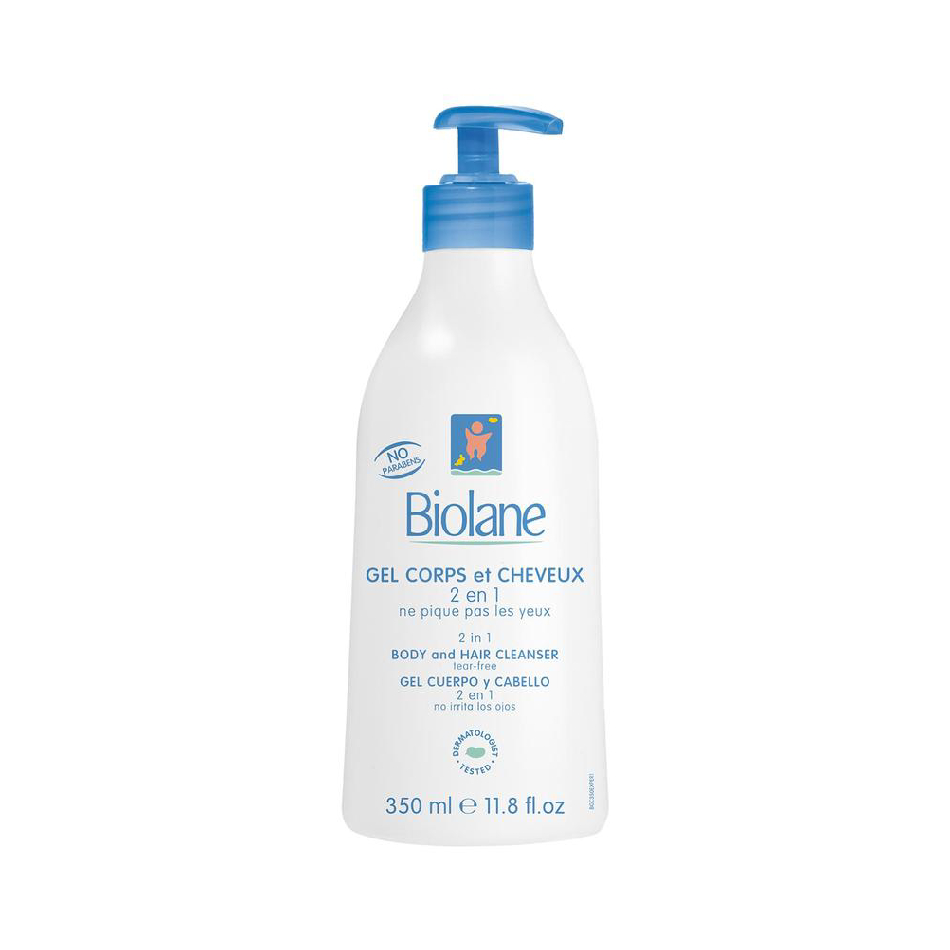 Biolane 2 in 1 Body and Hair Cleanser (350ml)
