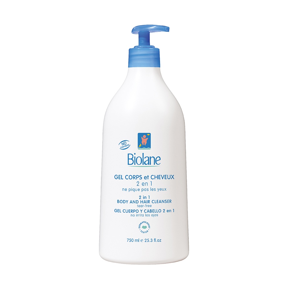 Biolane 2 in 1 Body and Hair Cleanser (750ml)