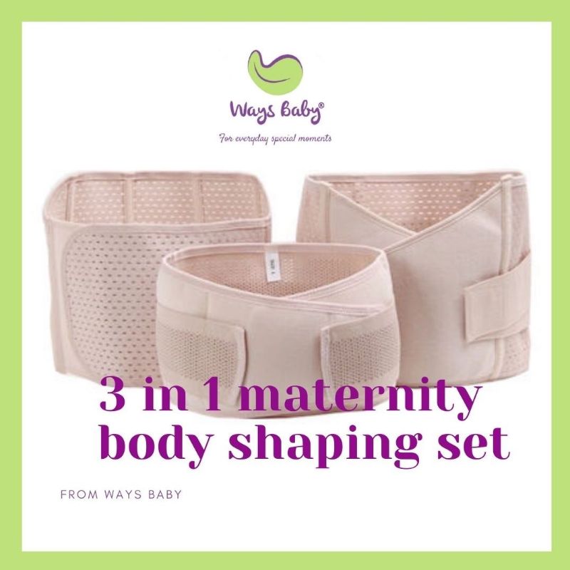 Ways Baby 3 in 1 Postpartum Belly Support Belt 
