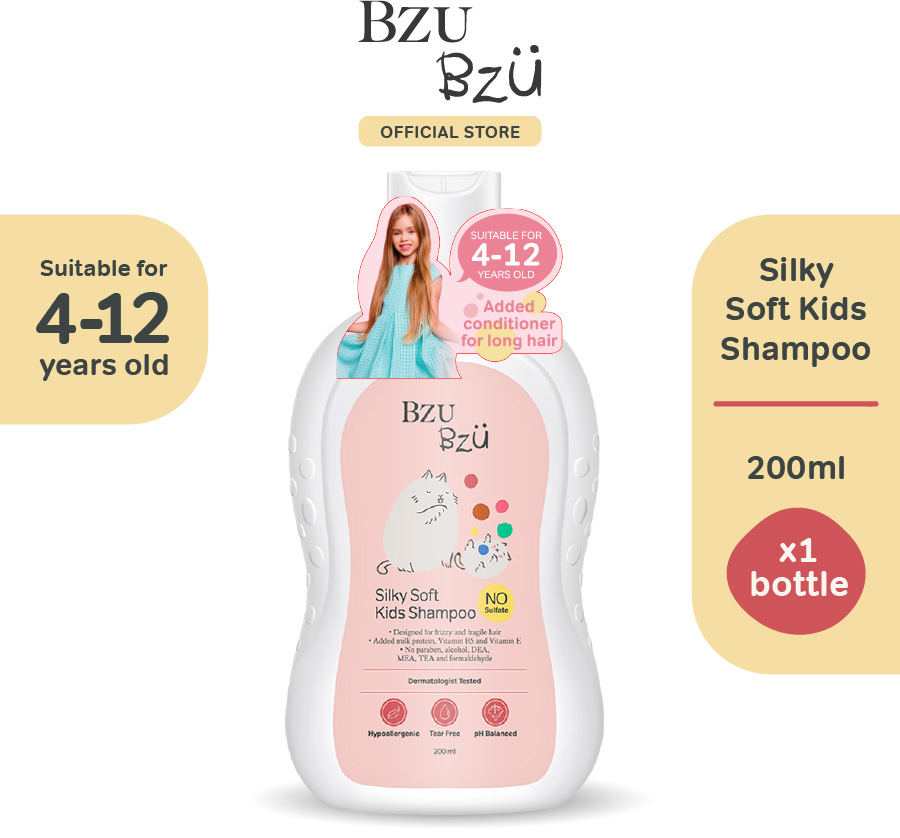 baby-fair Bzu Bzu Silky Soft Kids Shampoo 200ml