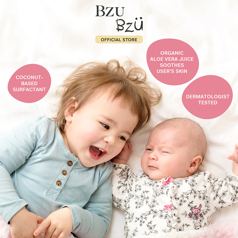 Bzu Bzu Baby Laundry Detergent and Softener 2-in-1 - Refill 800ml