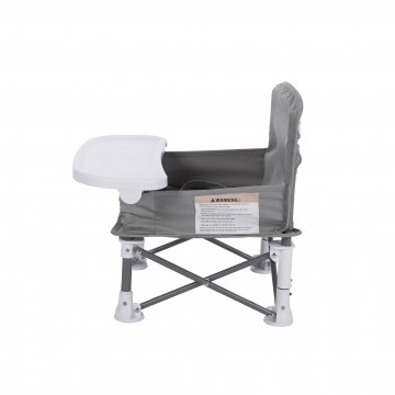 Lucky Baby Easy Go Portable Folding Booster Chair - Grey