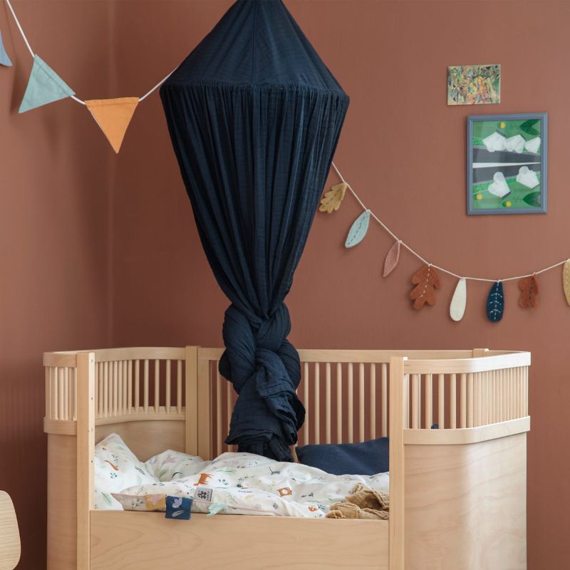 Sebra Nursery Set Bundle (Canopy + Mobile + Bumper)