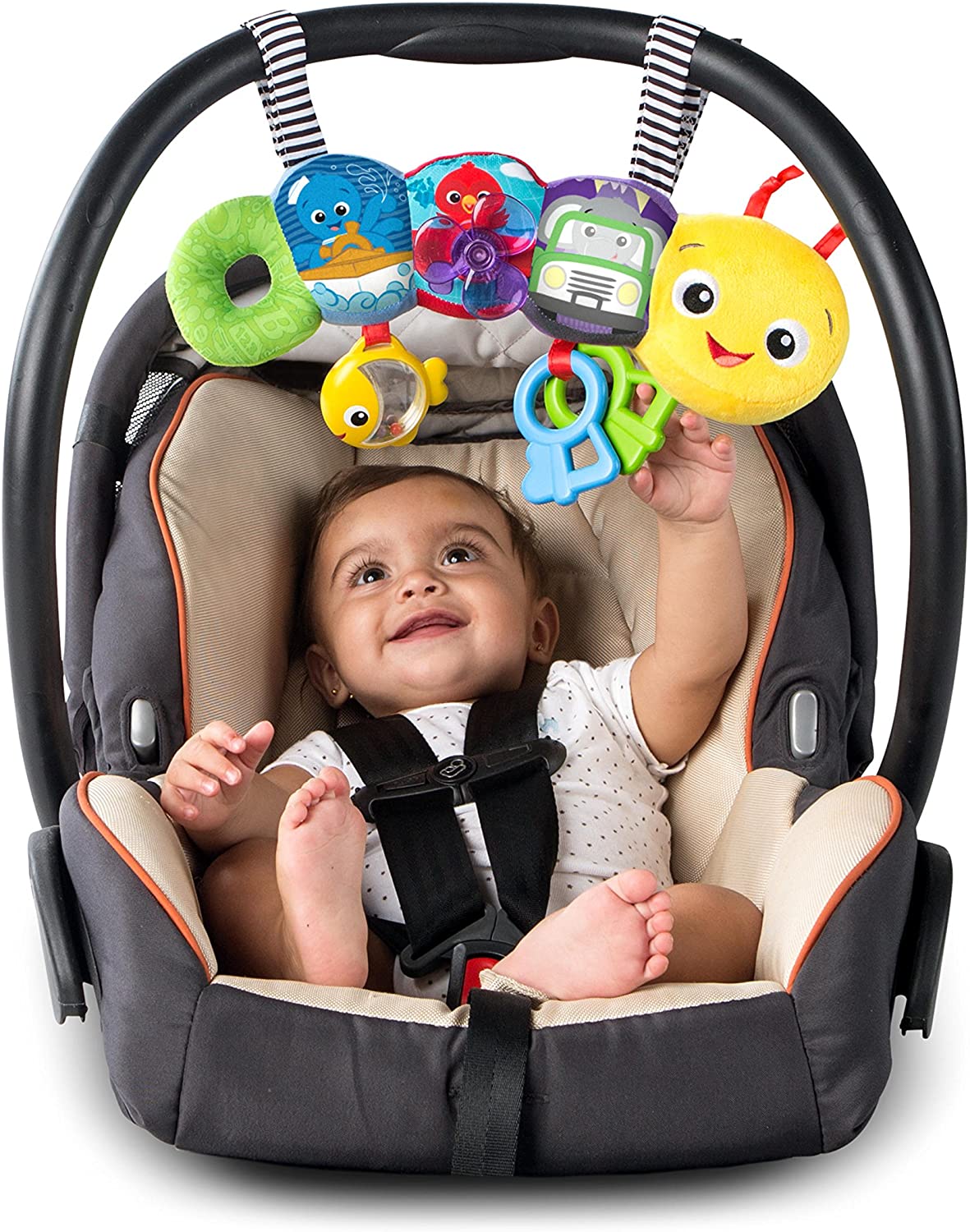 Baby Einstein Travel Pillar Discovery Toy Bar for Carseat and Stroller (BE11155)