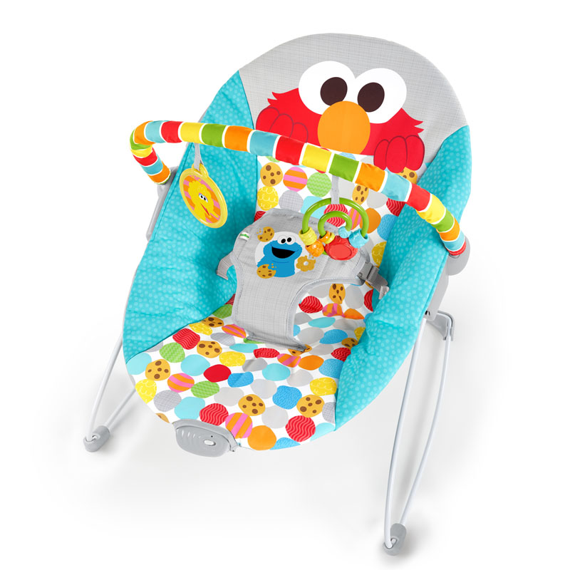 Bright Starts Sesame Street I Spot Elmo! Vibrating Bouncer