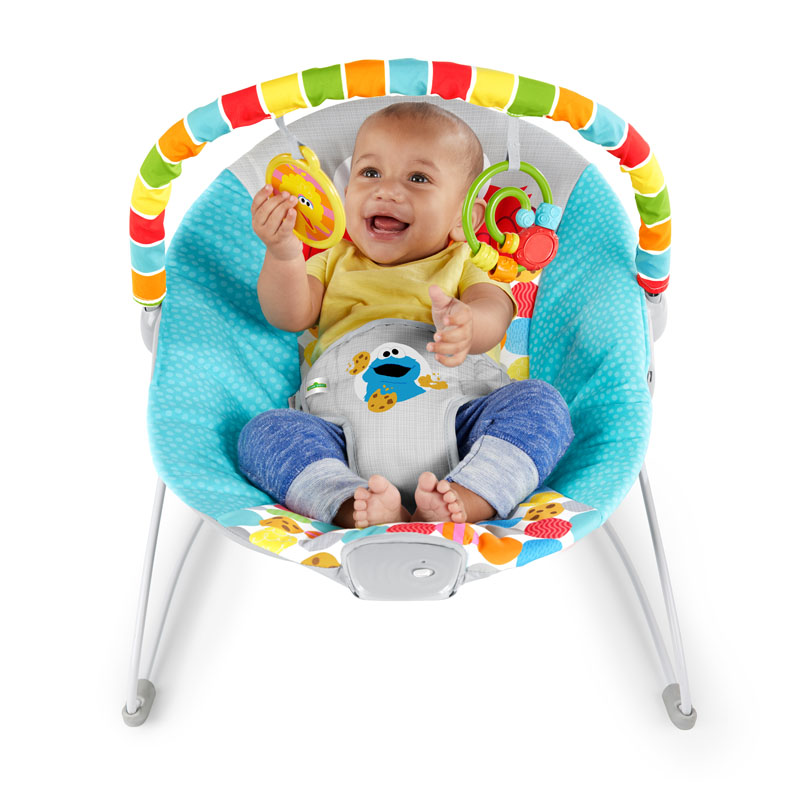 Bright Starts Sesame Street I Spot Elmo! Vibrating Bouncer