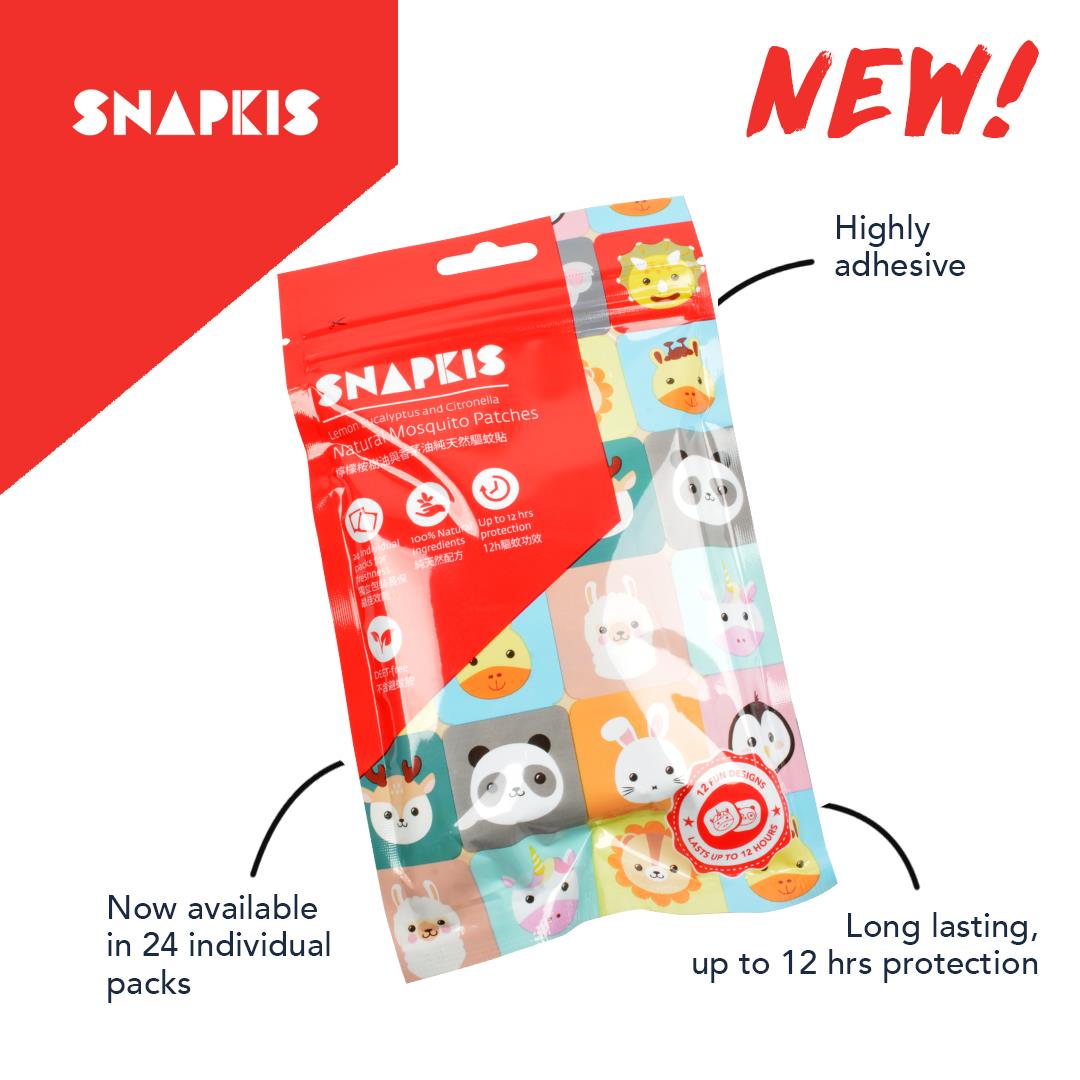 Snapkis Mosquito Repellent Patch (24pcs Pack)