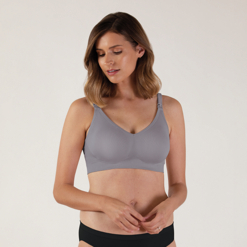 baby-fair Bravado Designs Body Silk Seamless Nursing Bra (Sustainable) - Silver Belle
