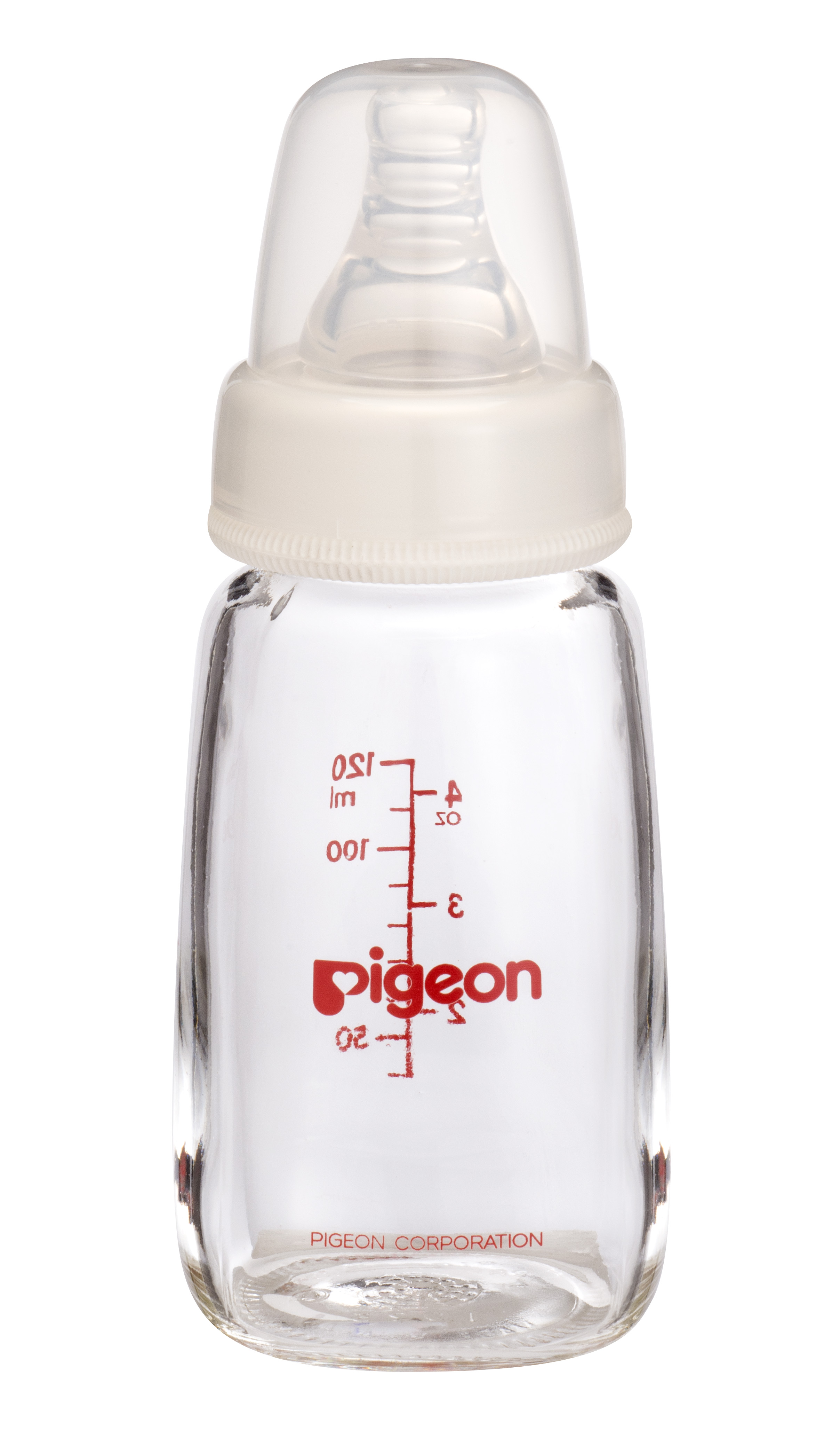 Pigeon Flexible Nursing Bottle Glass 120ml (S) (PG-79217)
