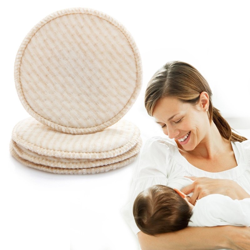 Ways Baby Reusable Organic Cotton Nursing Pads (6pcs) Bundle of 2