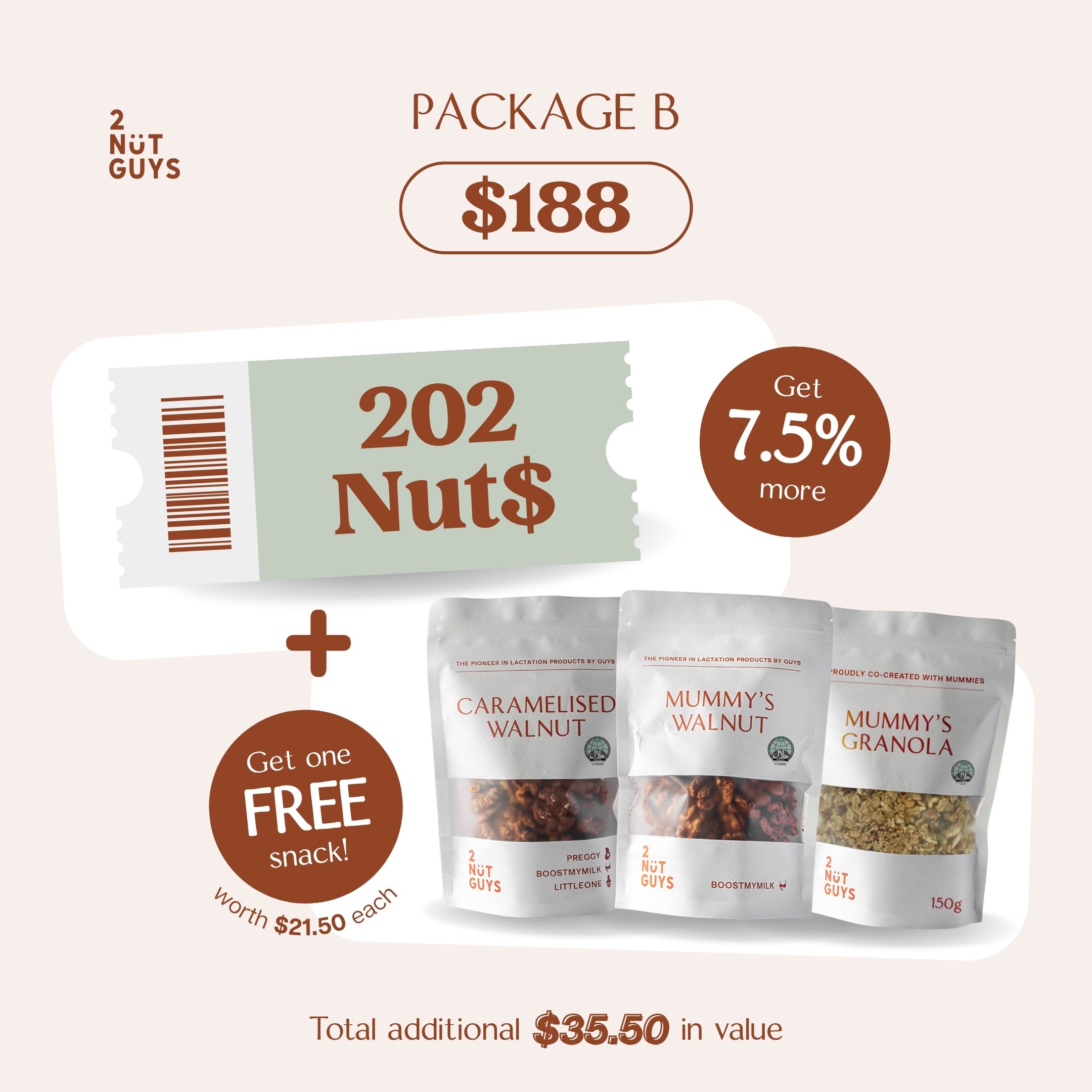 2NUTGUYS Package B