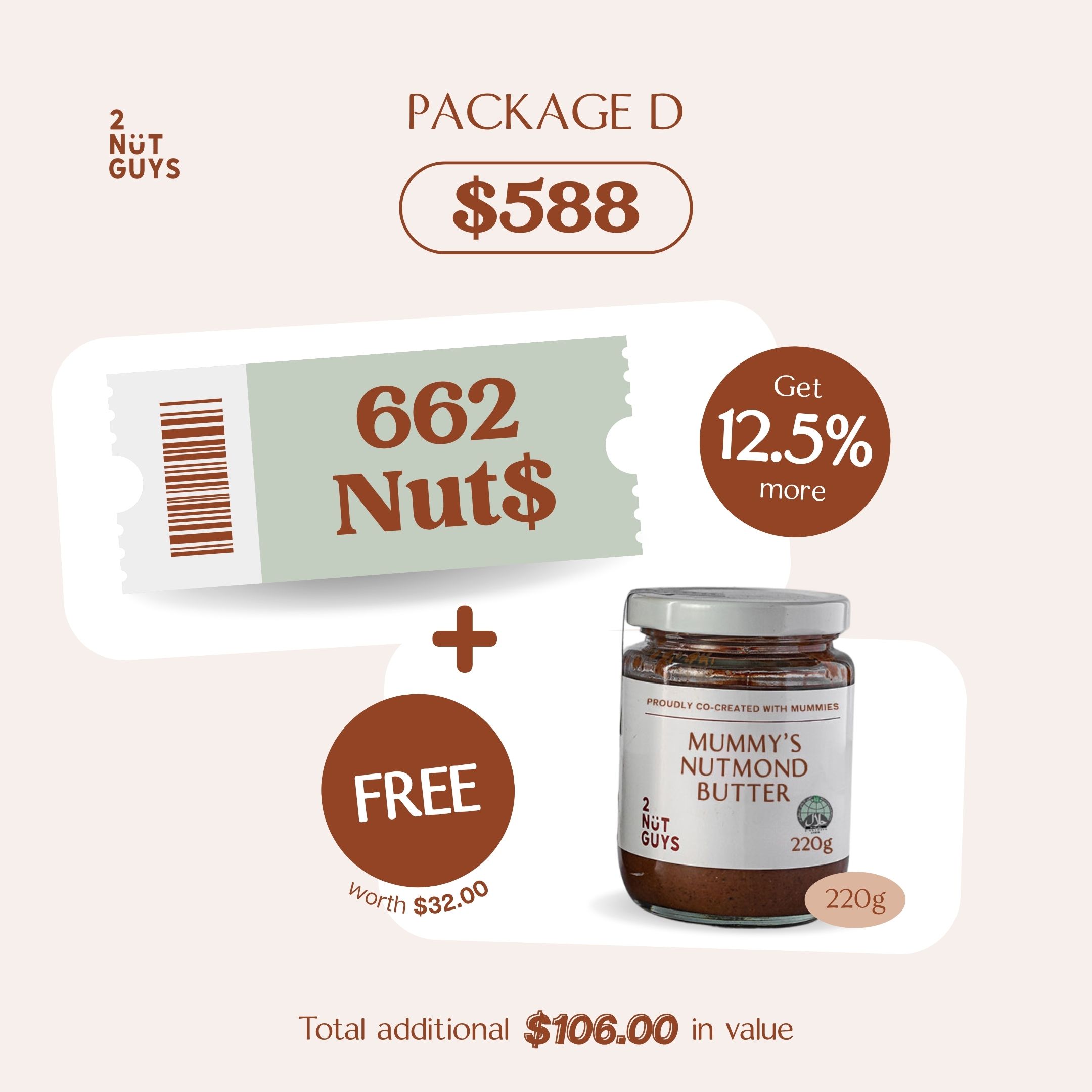 2NUTGUYS Package D