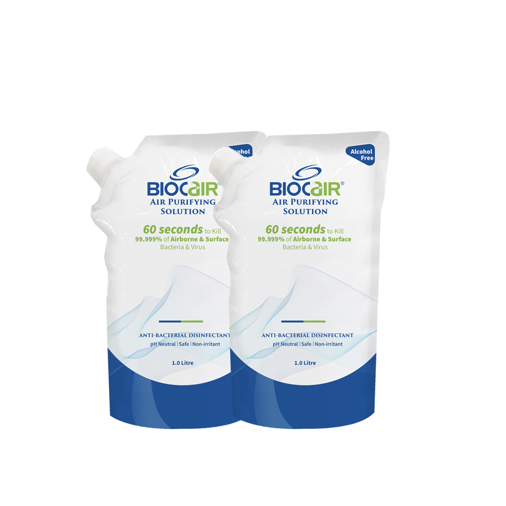 baby-fair BioCair BC-65 Disinfectant Air Purifying Solution 1L - Twin Pack