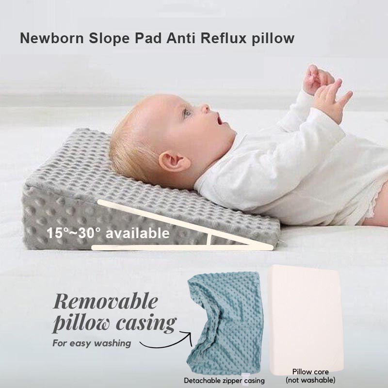 Momobebe Newborn Slope Pad Anti Roll and Reflux pillow