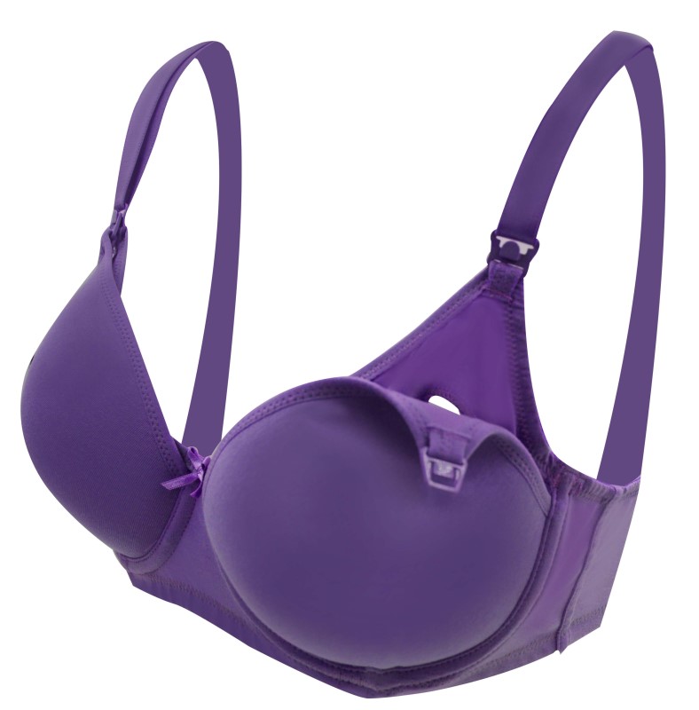 Lunavie Convertible Moulded Nursing Bra (Purple)