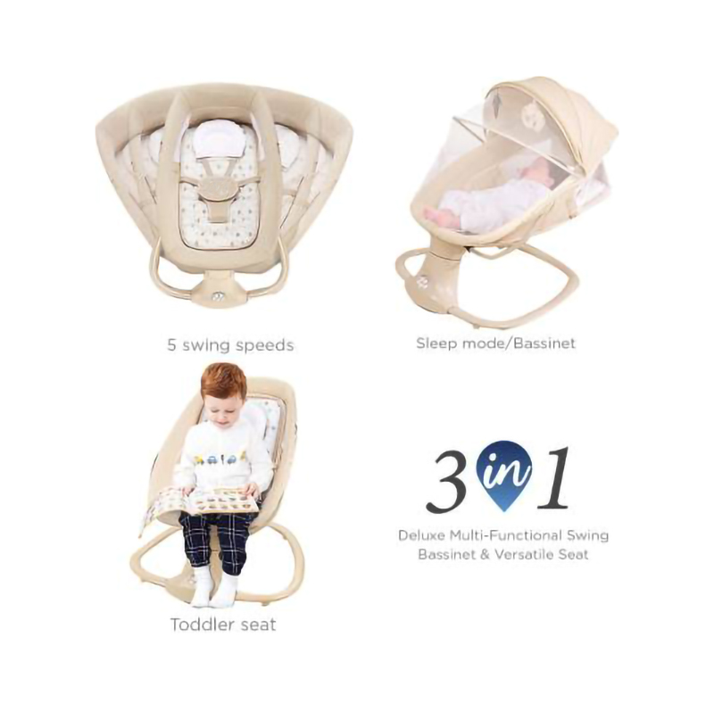 D&S BABY CARE 3in1 Baby Cradles Electronic Newborn Swings