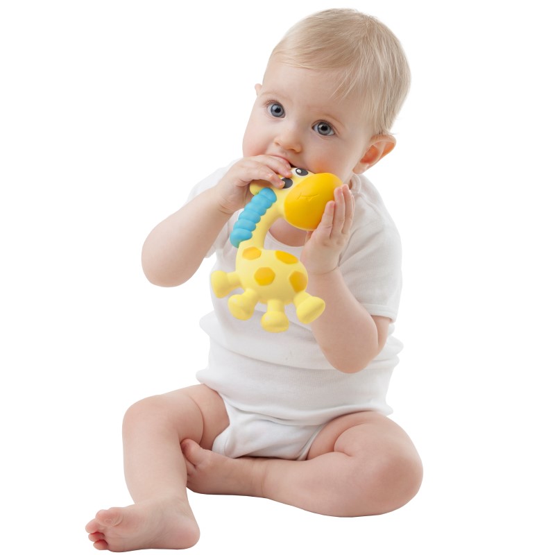 Playgro Squeak and Soothe Natural Teether