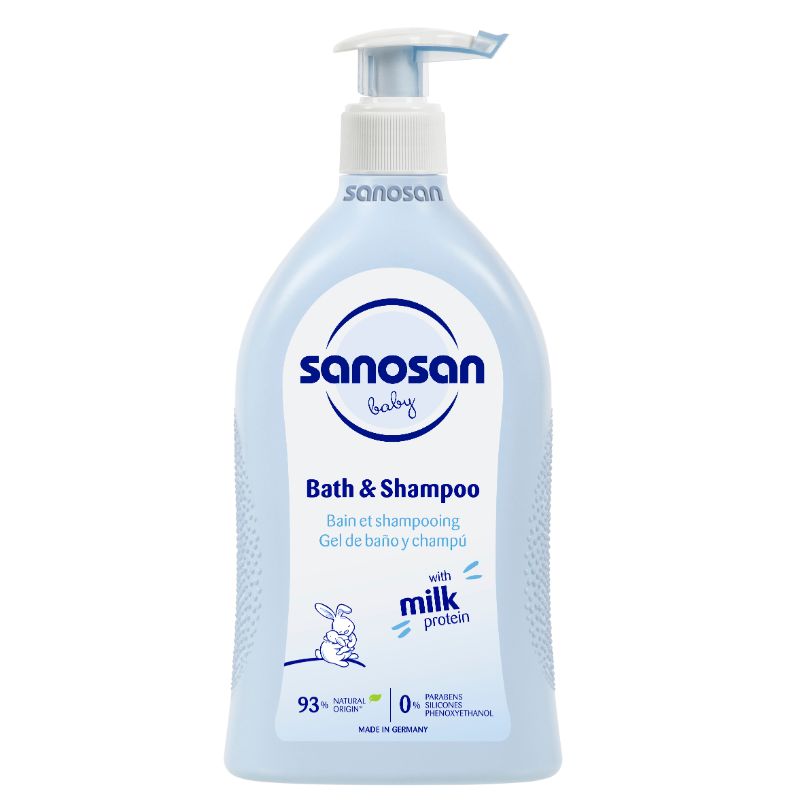 sanosan Baby Bath & Shampoo 500ml