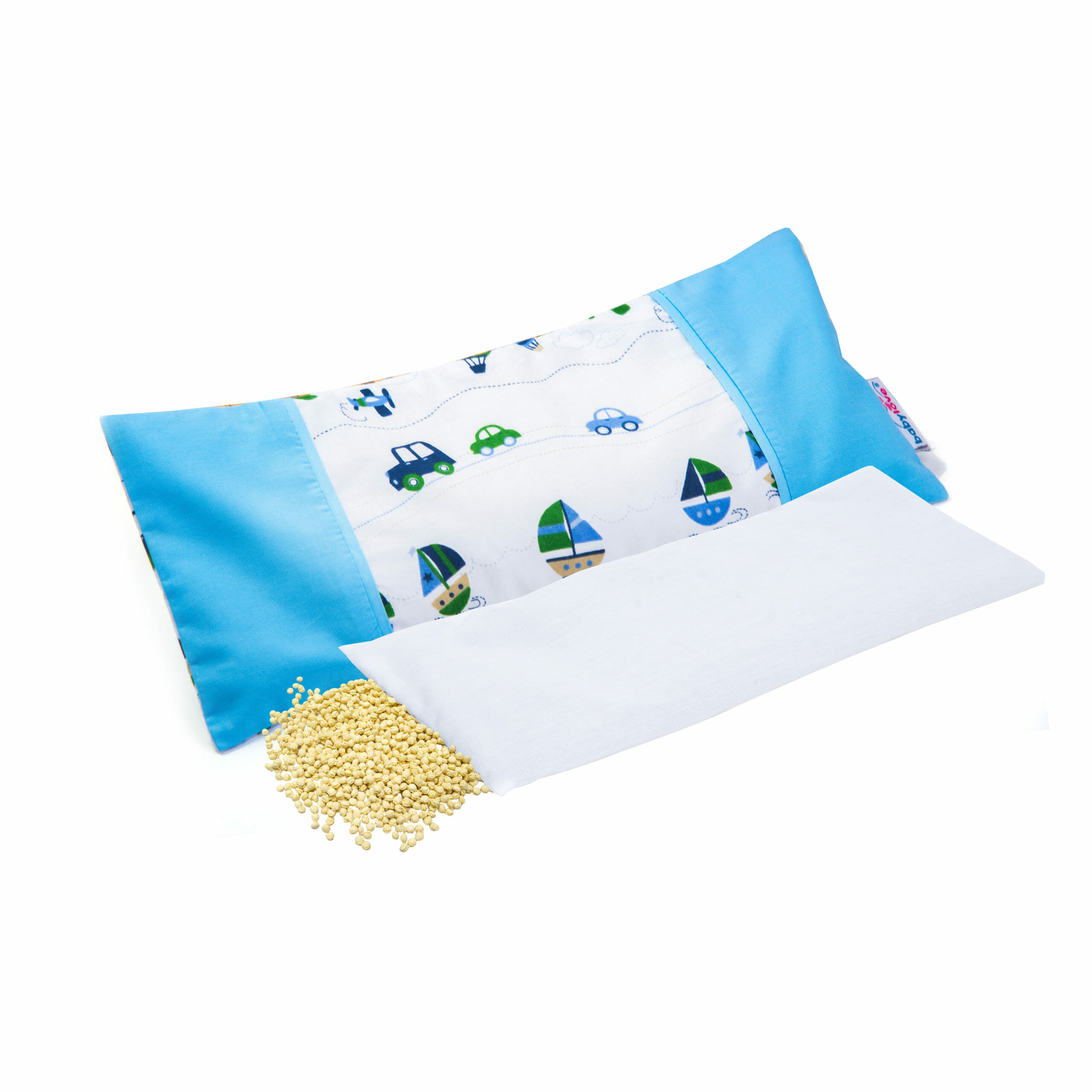 Babylove Latex Bean Pillow with Pillowcase (Assorted designs)