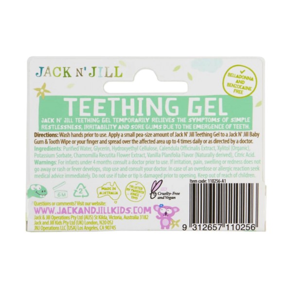 Jack N Jill Natural Teething Gel 15g