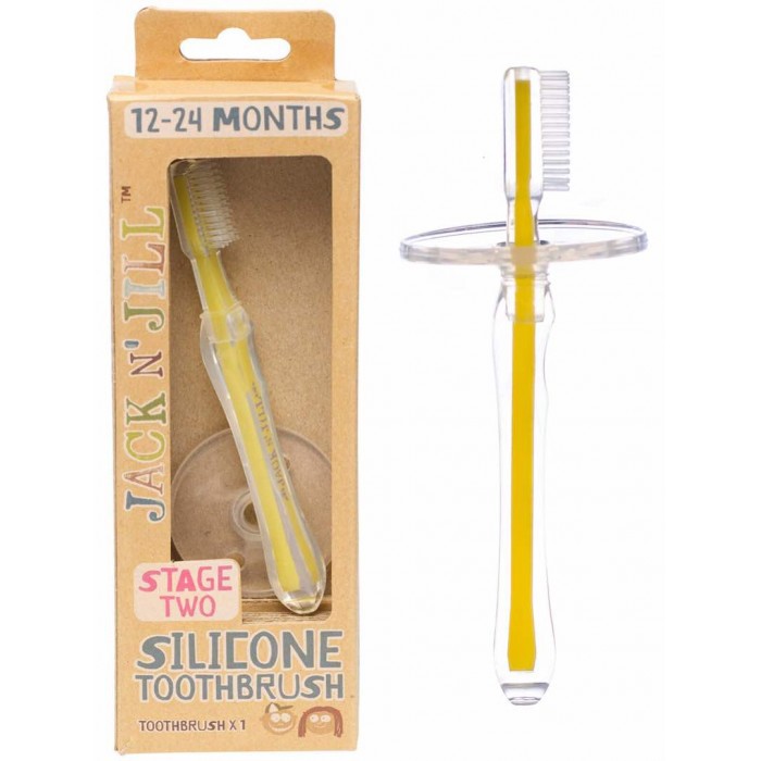 Jack N Jill Silicone Toothbrush - Assorted