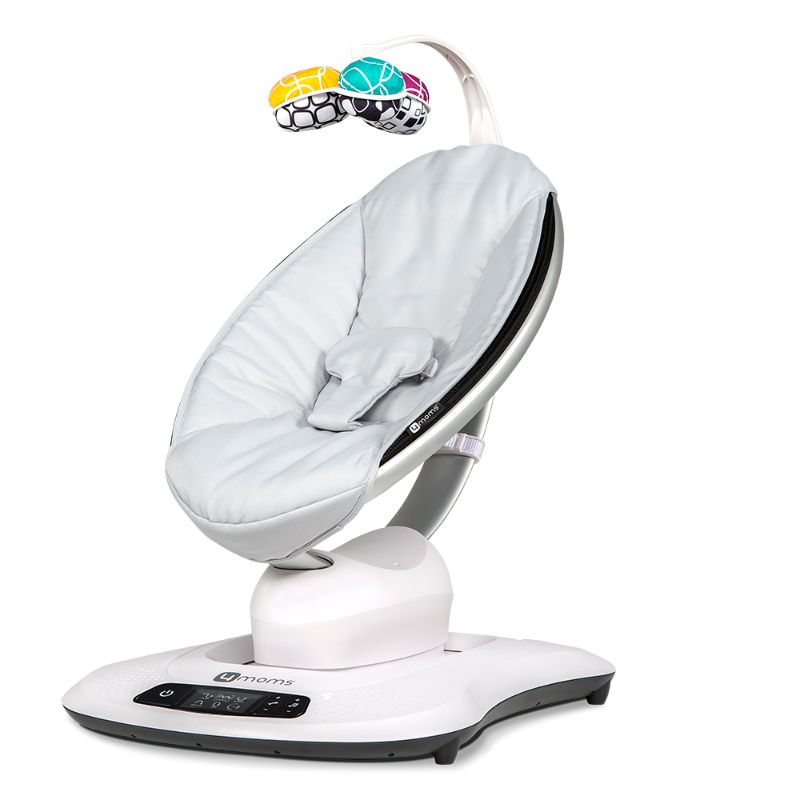baby-fair 4moms mamaRoo 4.0 - Grey Classic + FREE Infant Insert - Little Rainbow (worth $89)!