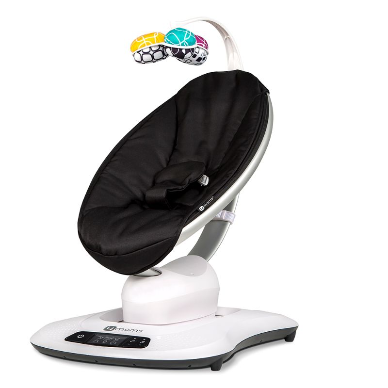 baby-fair 4moms mamaRoo 4.0 - Black Classic + FREE Infant Insert - Little Rainbow (worth $89)!