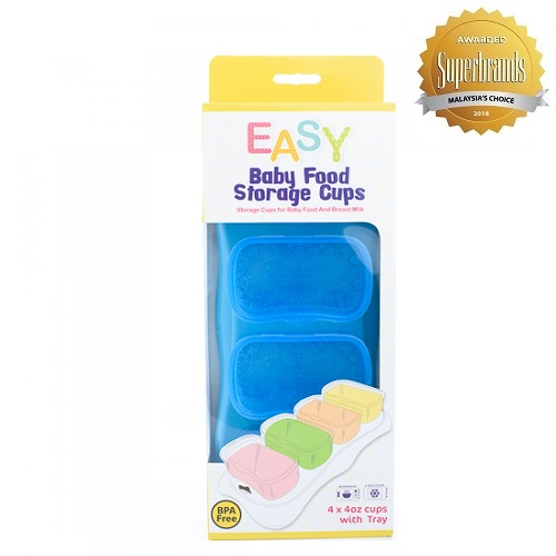 EASY Breastmilk & Baby Food Storage Cups (4oz) 