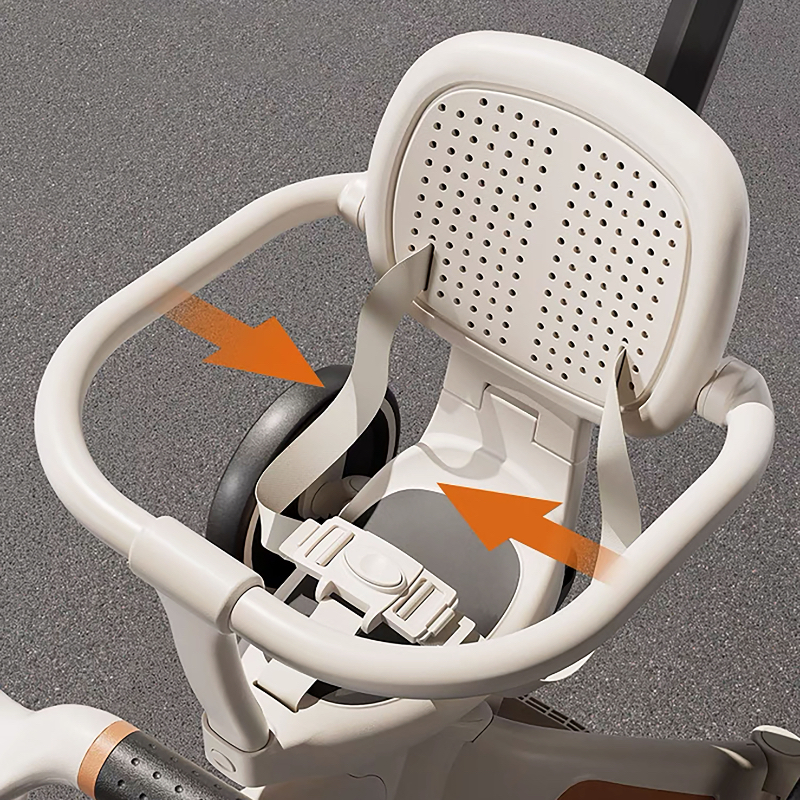 Playkids 4 In 1 Multi-Functional Tricycle With Shade