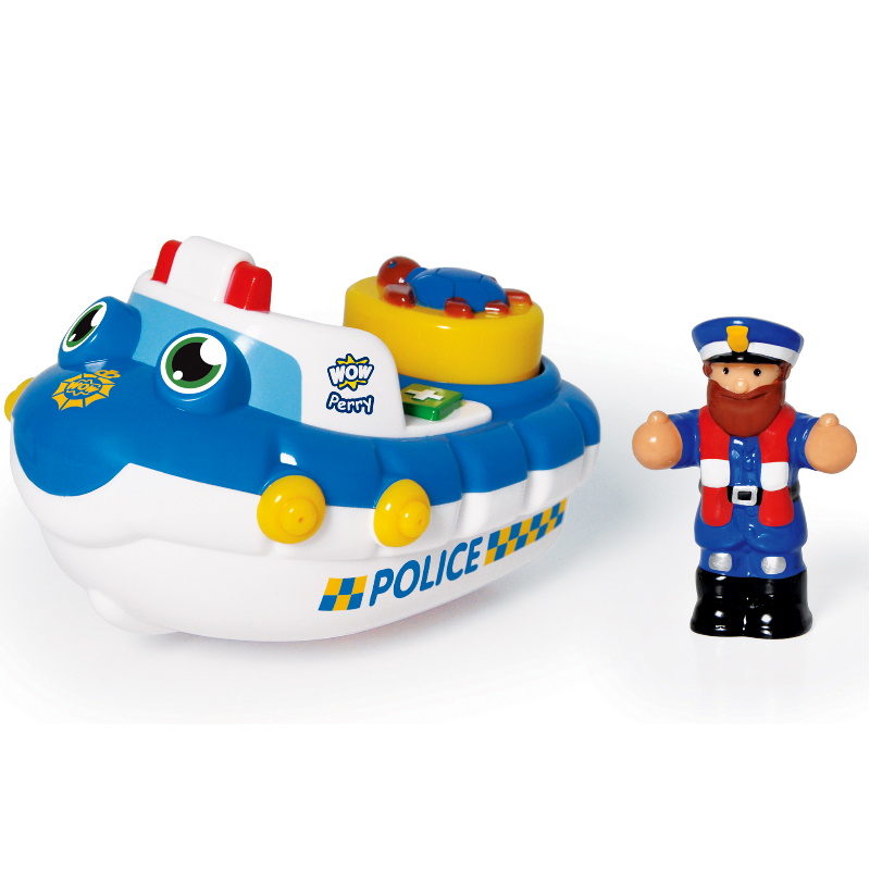 baby-fair Wow Toys Police Boat Perry (Bath Toy)