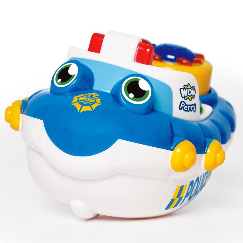 Wow Toys Police Boat Perry (Bath Toy)