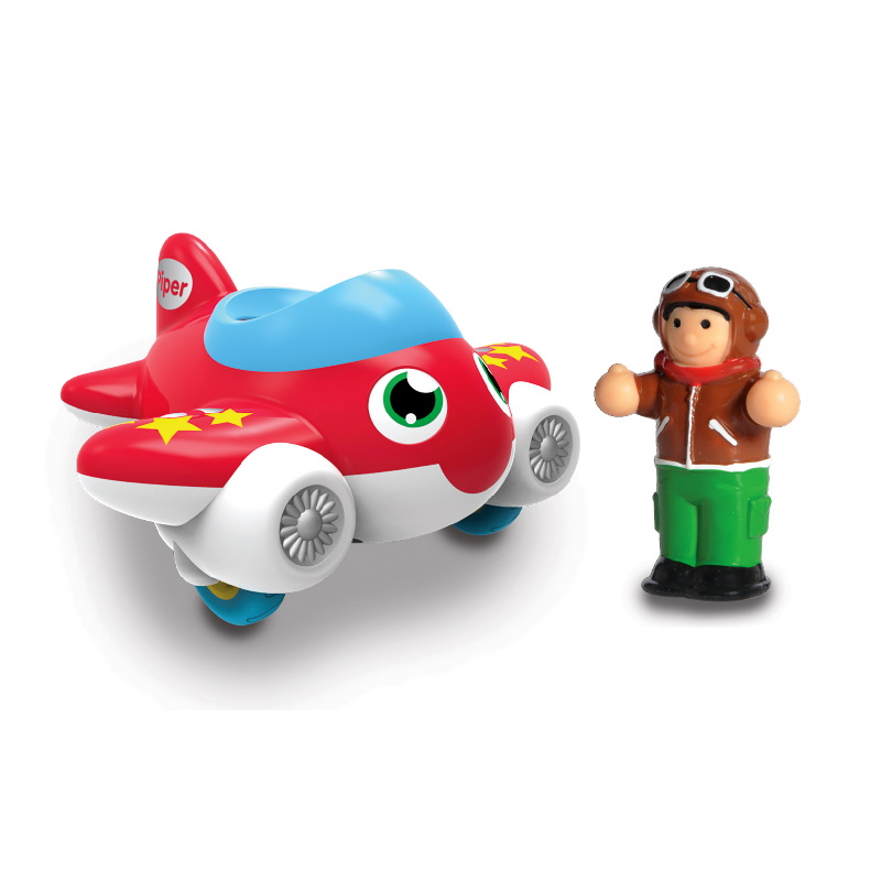Wow Toys My First WOW (Jet Plane Piper / Red Bus Basil)