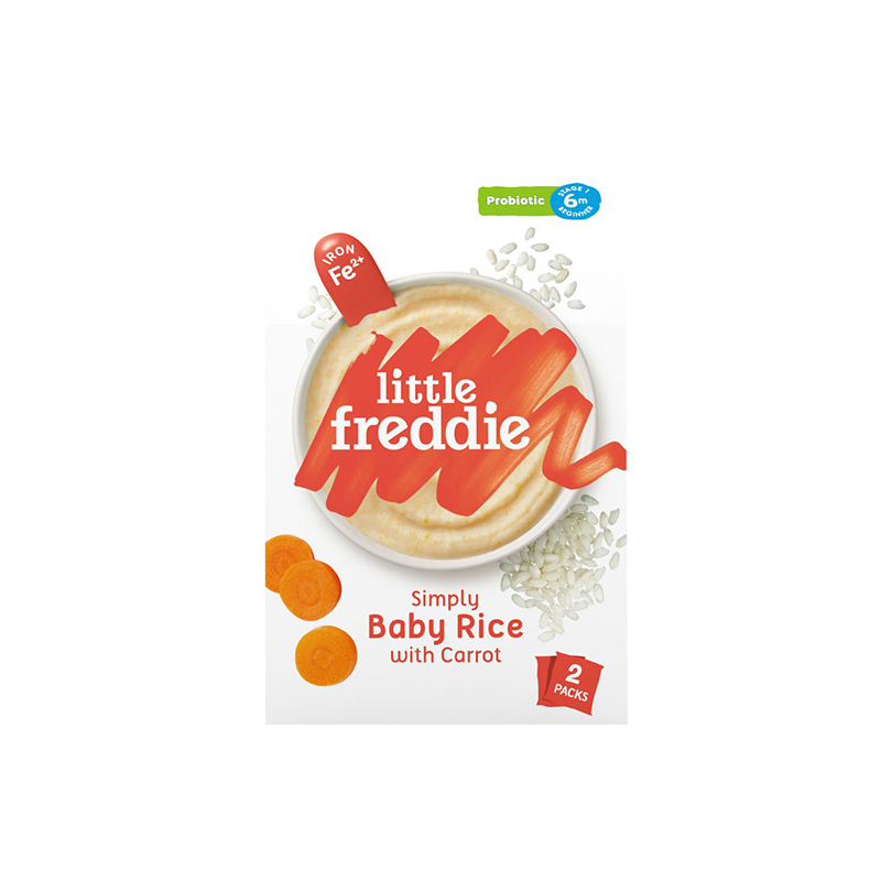 Little Freddie Simply Baby Rice with Carrot (Probiotics) - 160g