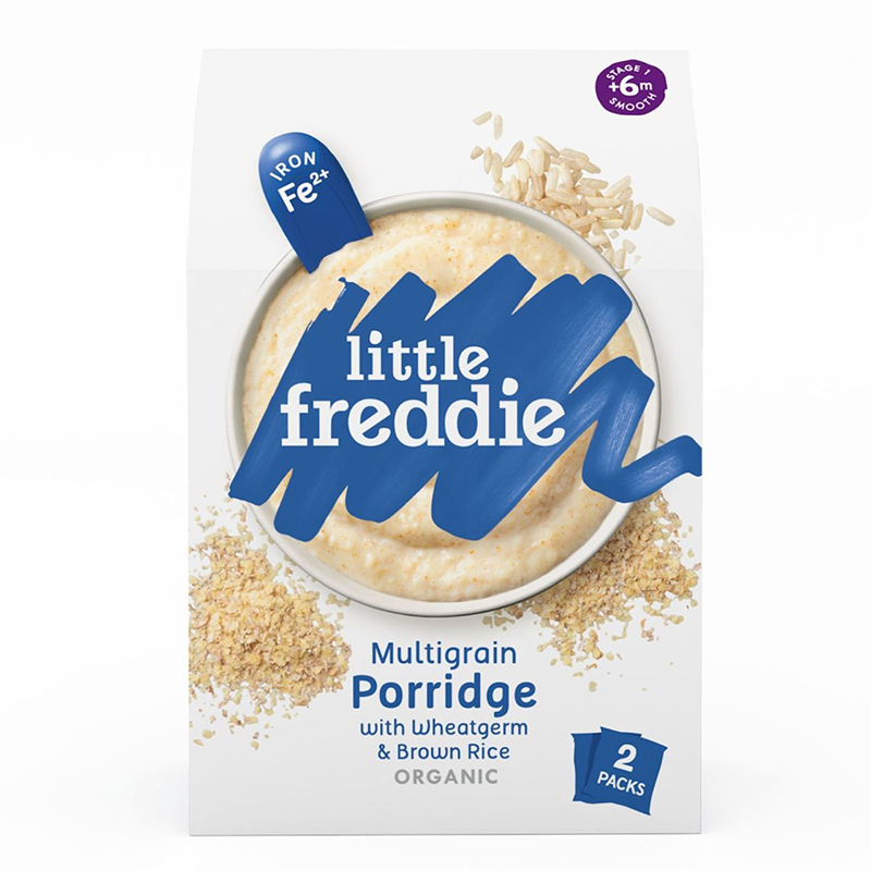 Little Freddie Multigrain Porridge with Wheatgerm & Brown Rice - 160g [BEST BEFORE 18/10/2020]