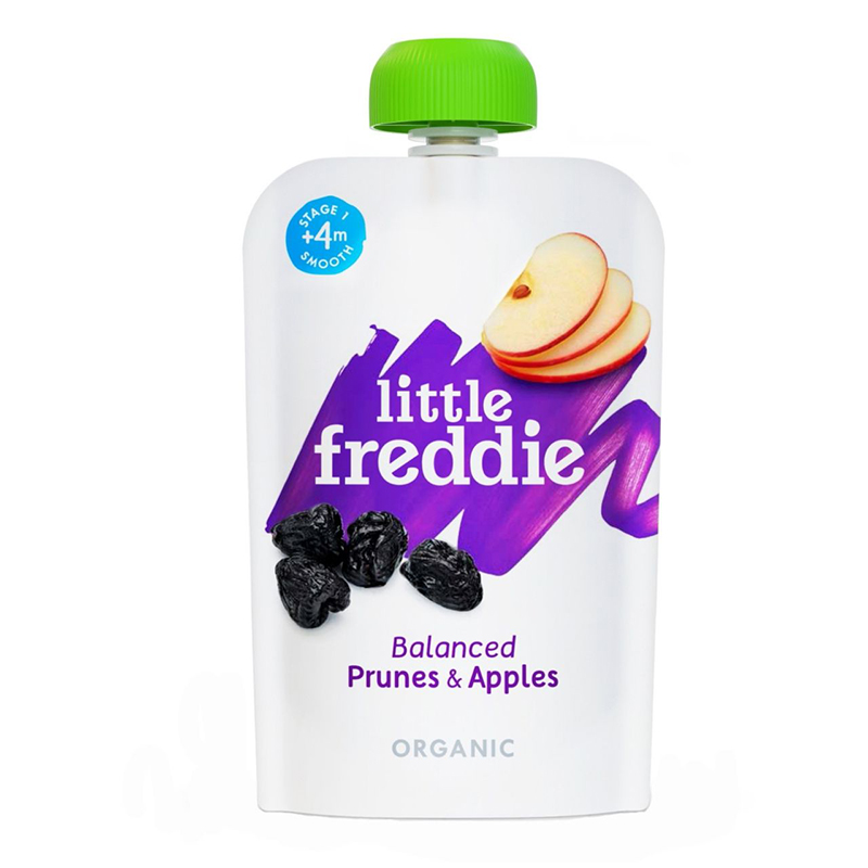 Little Freddie Fruit & Vegetable Puree - Balanced Prunes & Apples - 100g