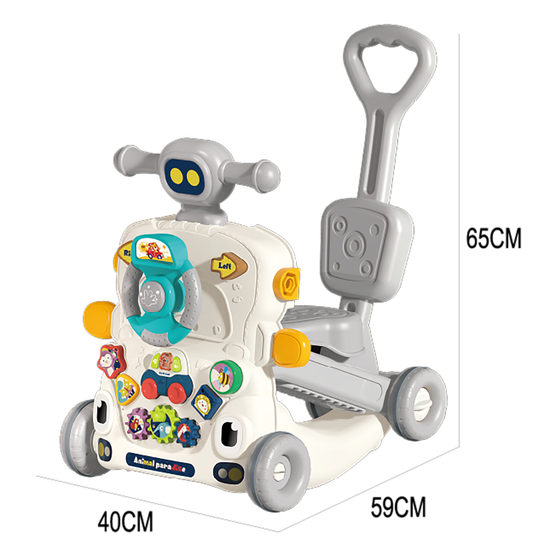 Lucky Baby 6 In 1 Multi Functional Baby Walker/Ride On/Pusher/Rocker/Scooter/Activity Table