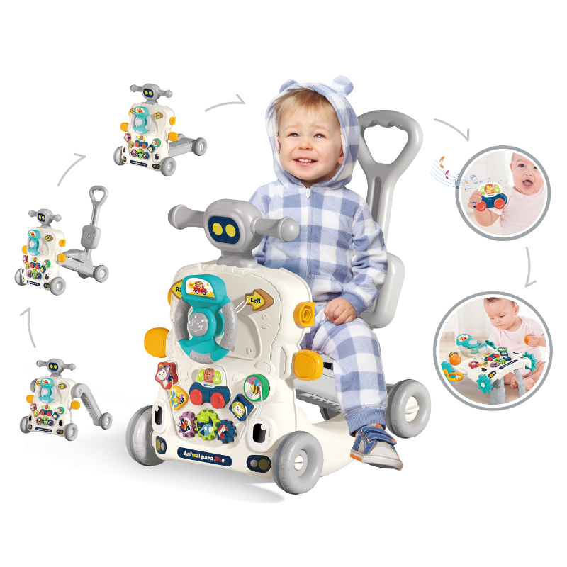 Lucky Baby 6 In 1 Multi Functional Baby Walker/Ride On/Pusher/Rocker/Scooter/Activity Table