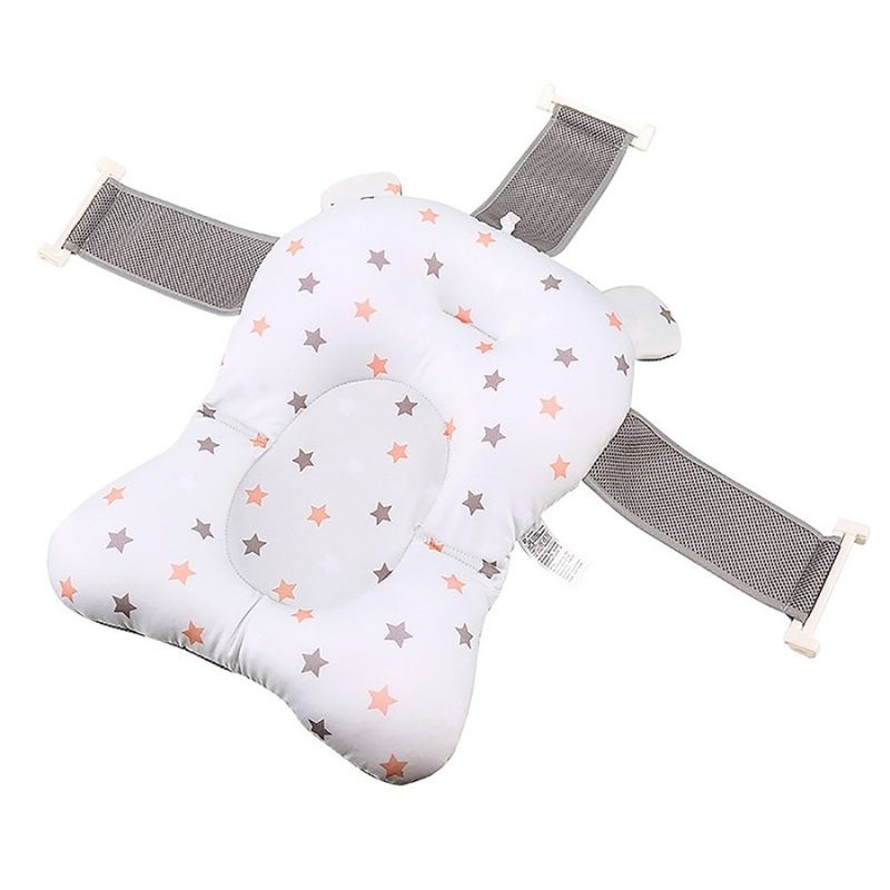 Lucky Baby Paad Bath Support - White Star