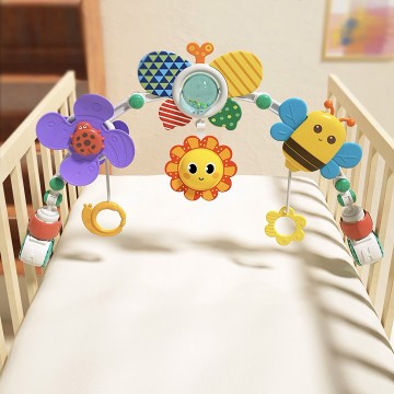 Lucky Baby Baby Travel Play Arch on Stroller/Crib/Carseat