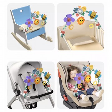Lucky Baby Baby Travel Play Arch on Stroller/Crib/Carseat
